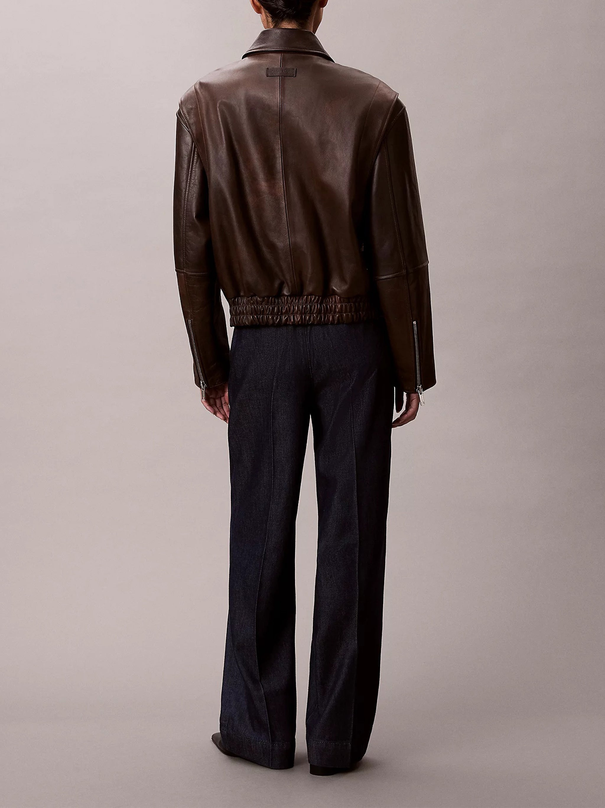 Ultra High Denim Trouser Grey Jean