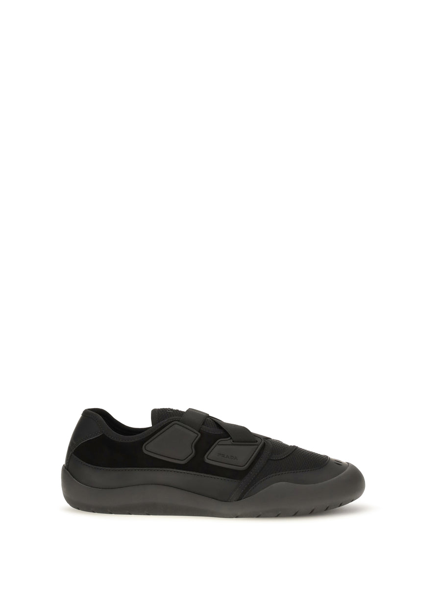 Prada Upper: 21% cotton sneaker in black
