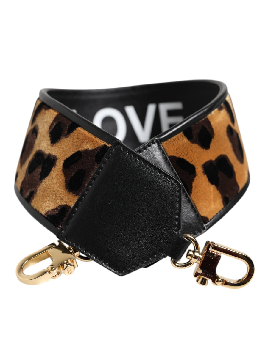 Dolce & Gabbana 95% Cotton shoulder strap in black