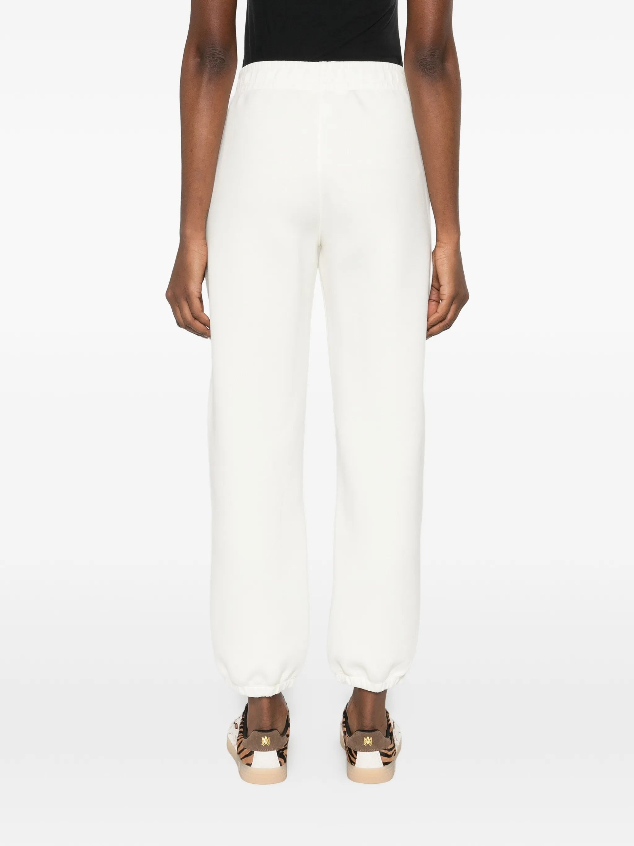 Relaxed Scuba Jogger White Pantaloni