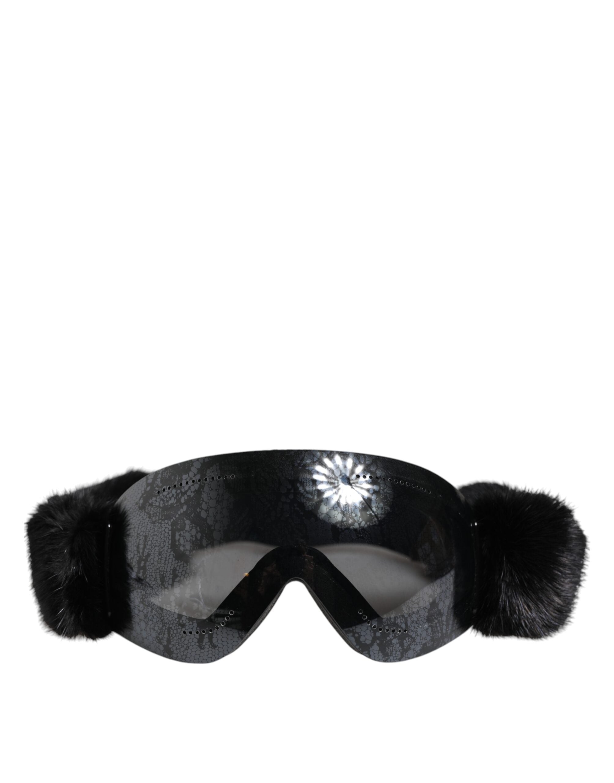 Black Bi0759 Lace Mirrored Ski Goggles Mask Sunglasses Acetate