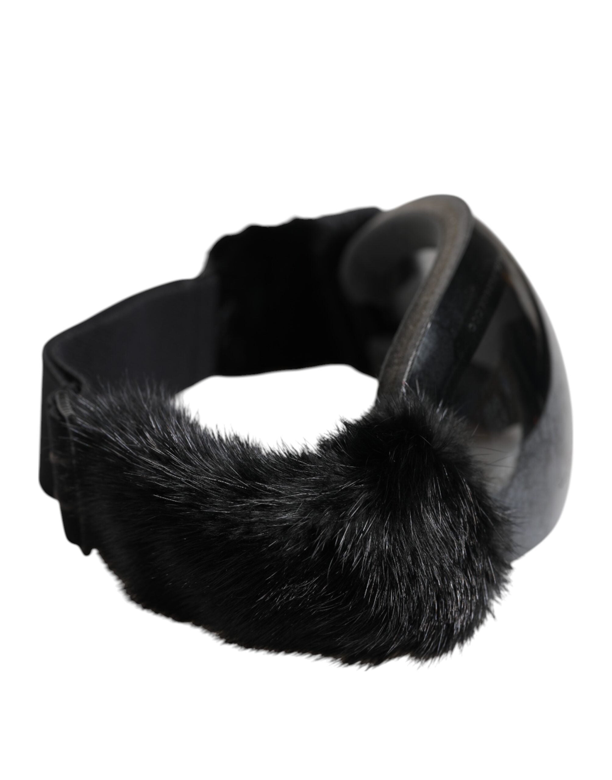 Black Bi0759 Lace Mirrored Ski Goggles Mask Sunglasses Acetate