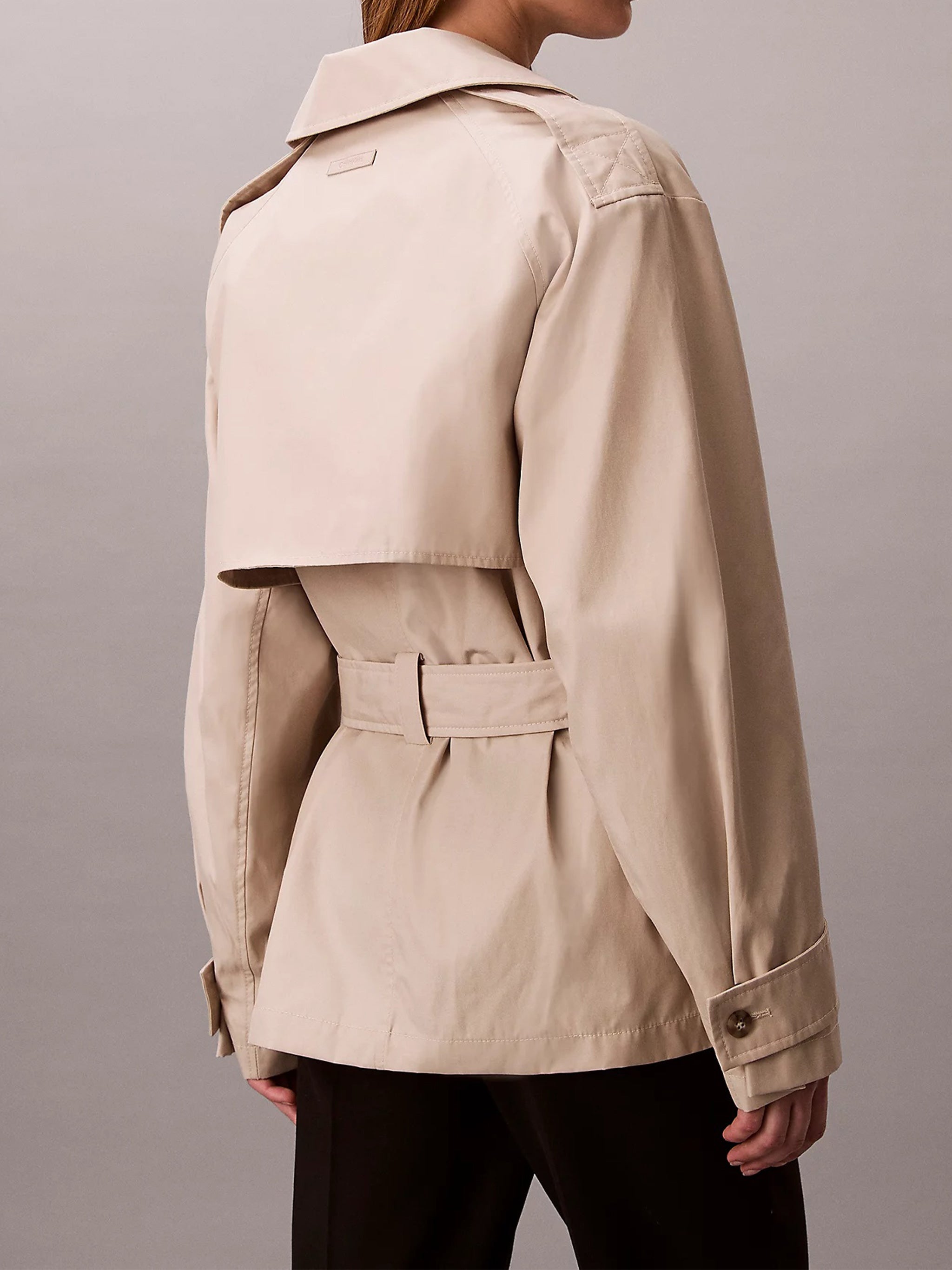 Mid Length Cotton Trench Nude & Neutrals