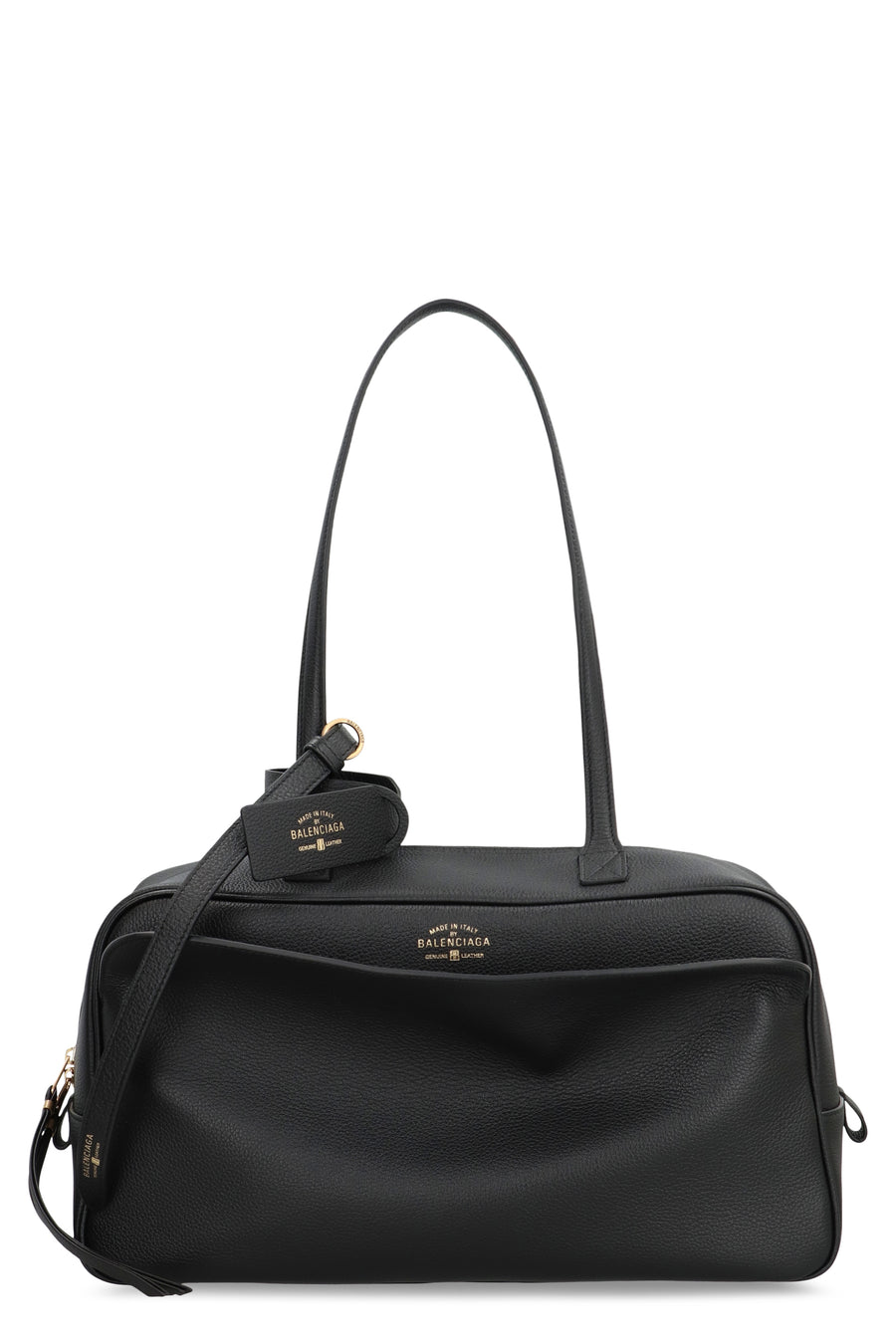 Carrie Media Bowling Bag Calfskin Black Calf Handbags