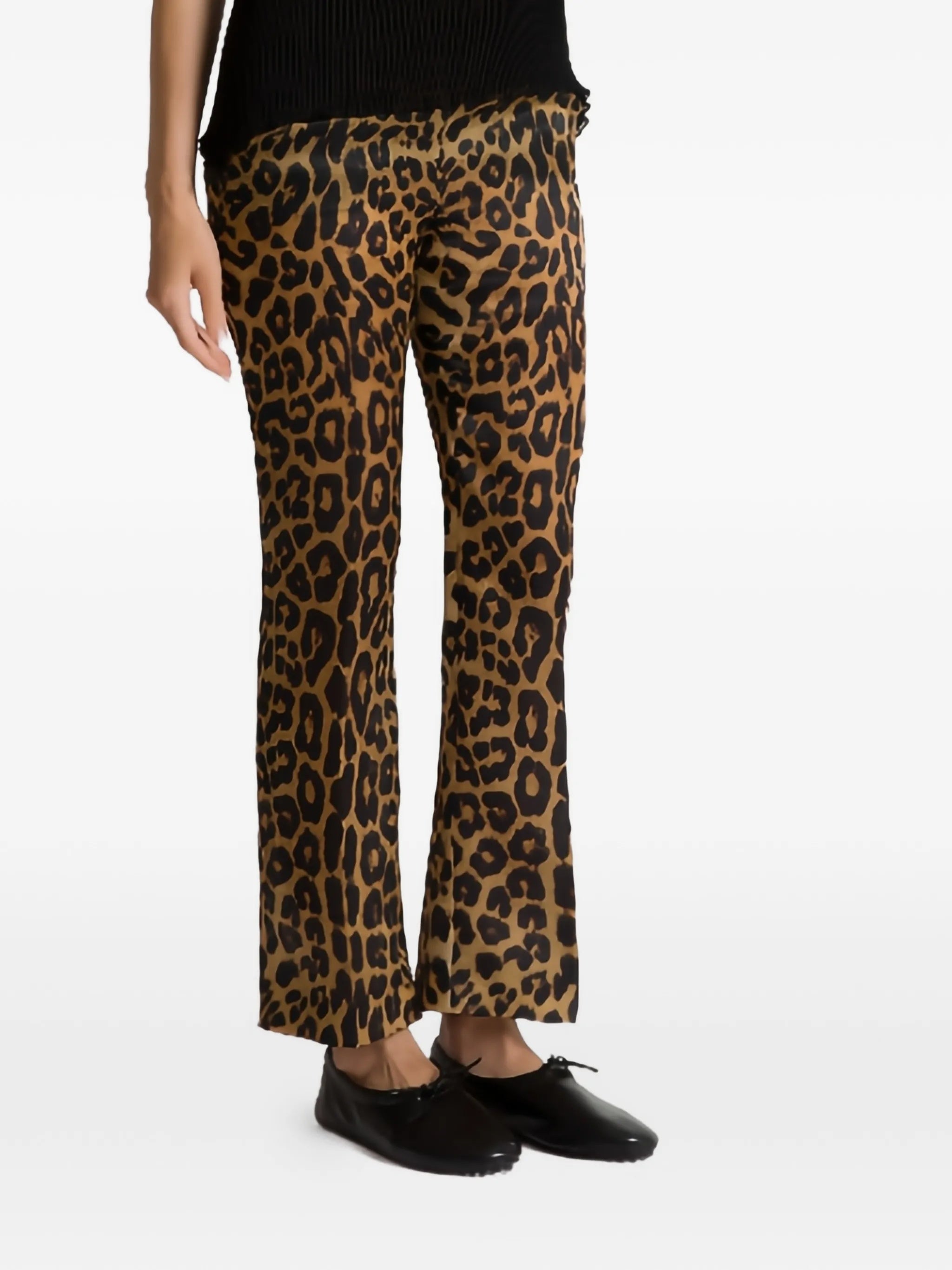 Pantalone Tripla Organza Brown Pantaloni