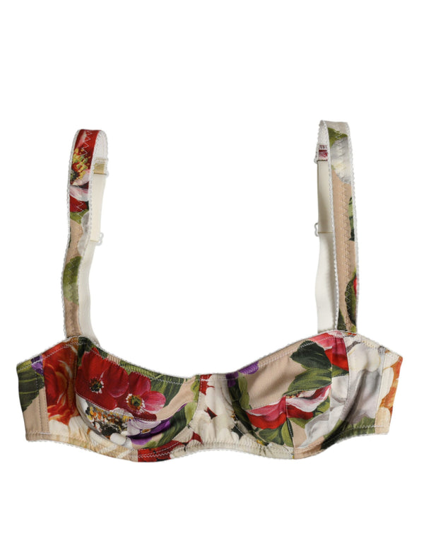 Dolce & Gabbana 89% Silk bra in beige