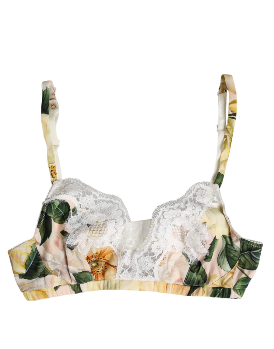 Dolce & Gabbana 80% Silk bra in multicolor