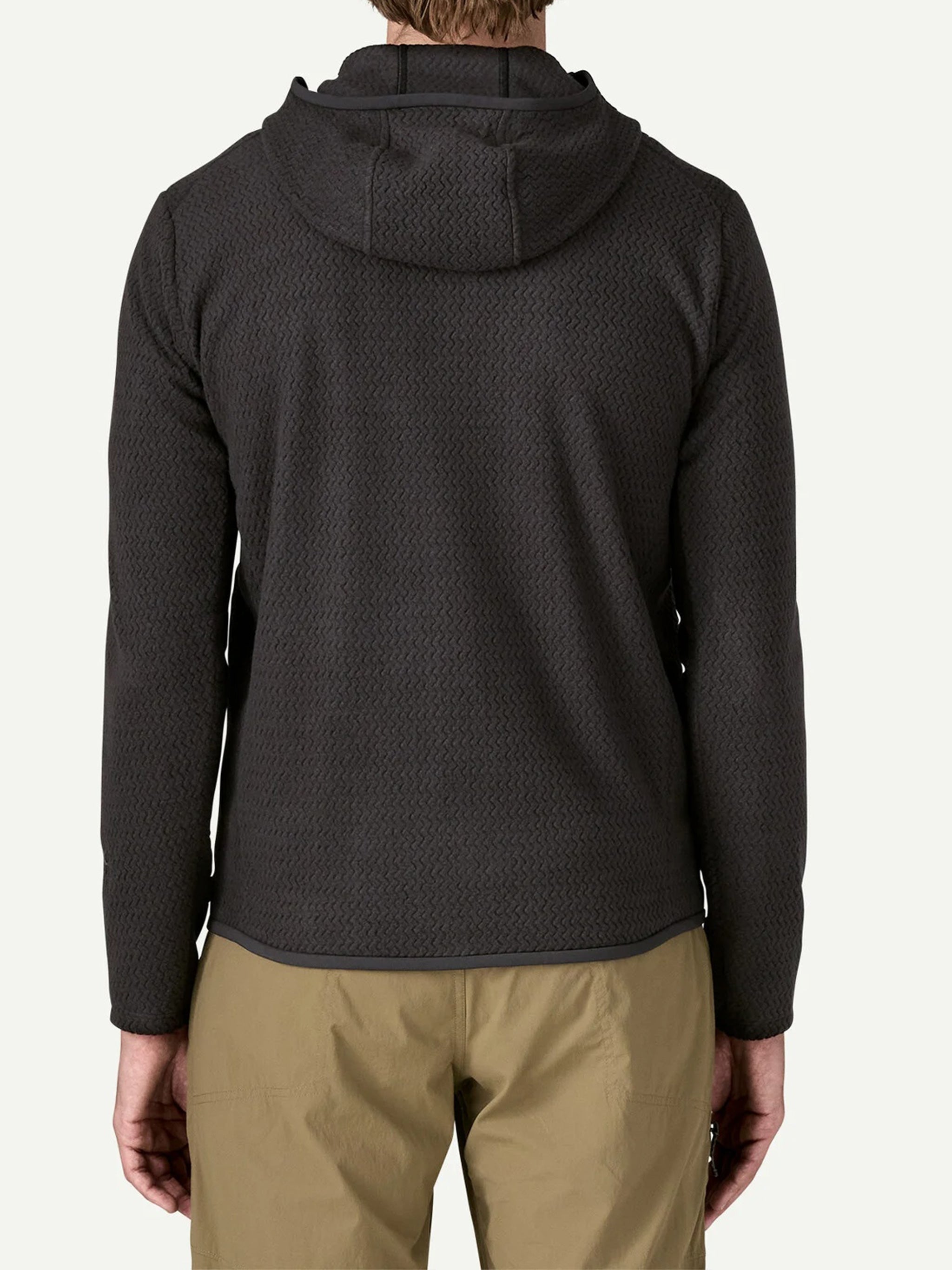 R1 Air Full Zip Hoody Black Felpa