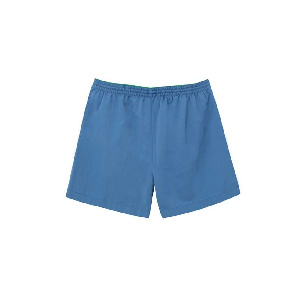 Bottega Veneta 100% Polyamide shorts in blue — view 2