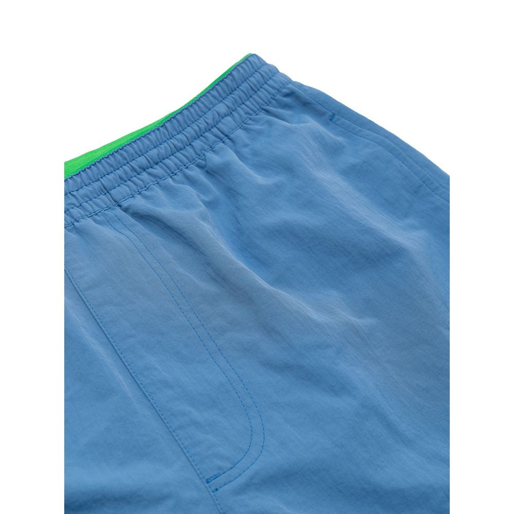 Bottega Veneta 100% Polyamide shorts in blue — view 4