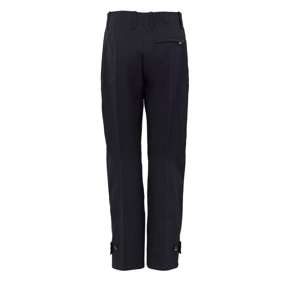 Bottega Veneta 100% Cotton trousers in navy — view 2