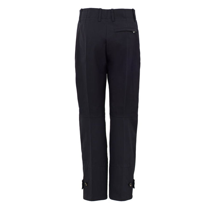 Bottega Veneta 100% Cotton trousers in navy — view 2