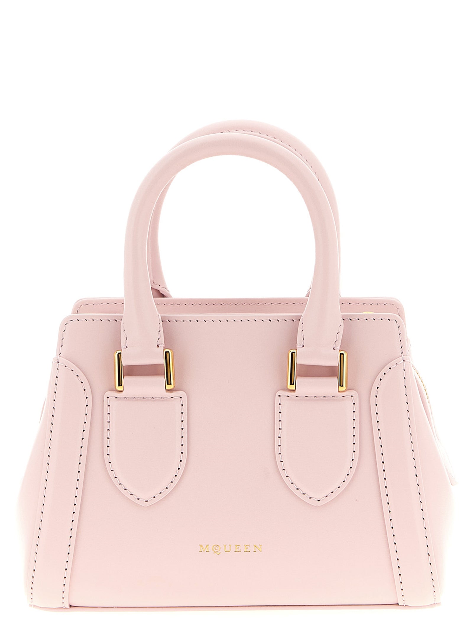 Birdee mini handbag Pink Calfskin Leather (bos Taurus) Hand Bags