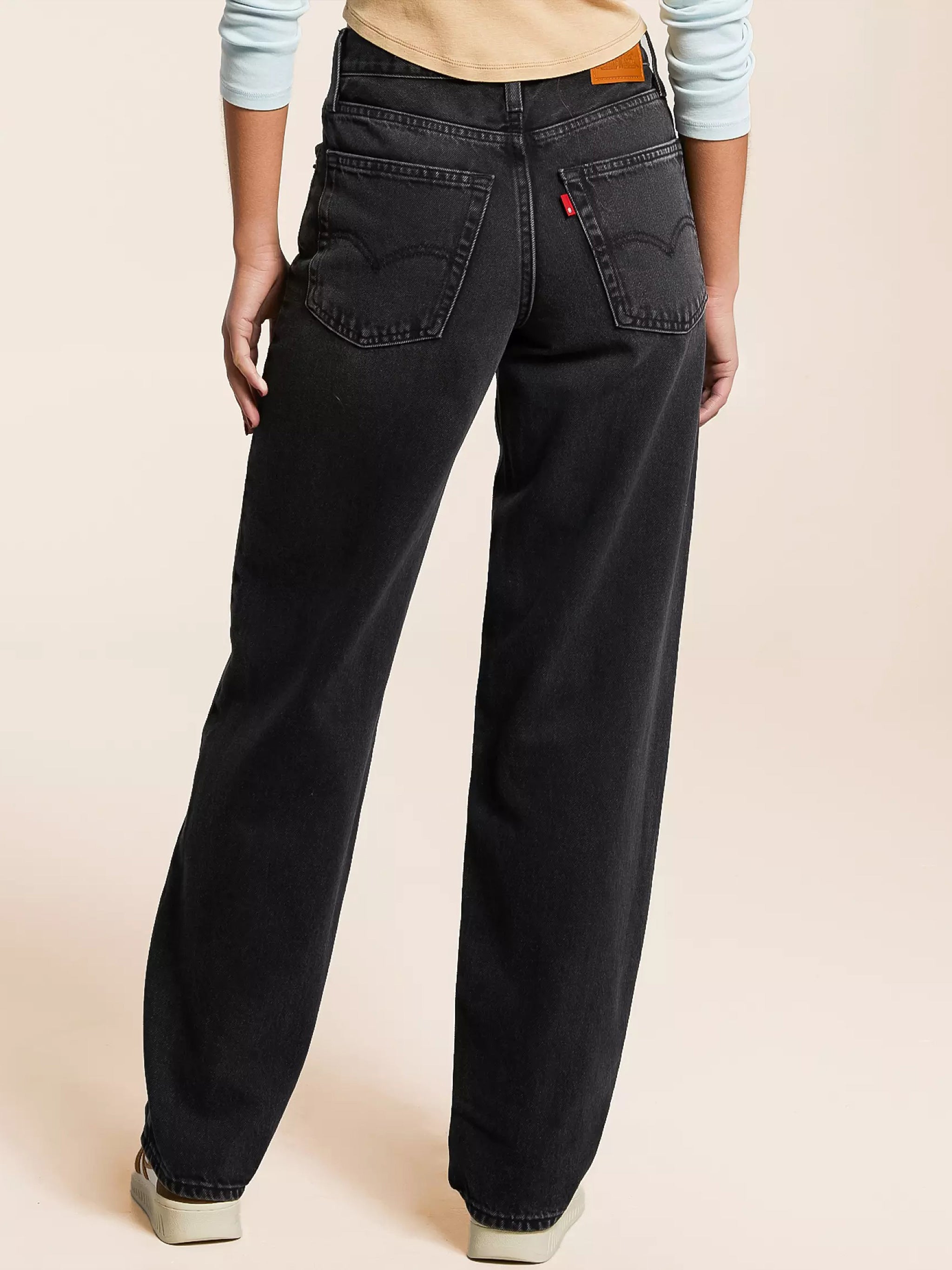 Baggy Dad Black Jean