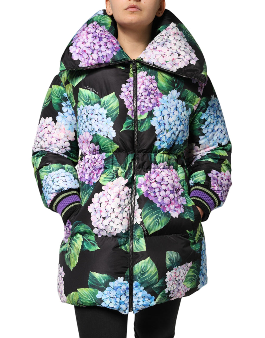 Dolce & Gabbana 100% Polyester puffer jacket in black