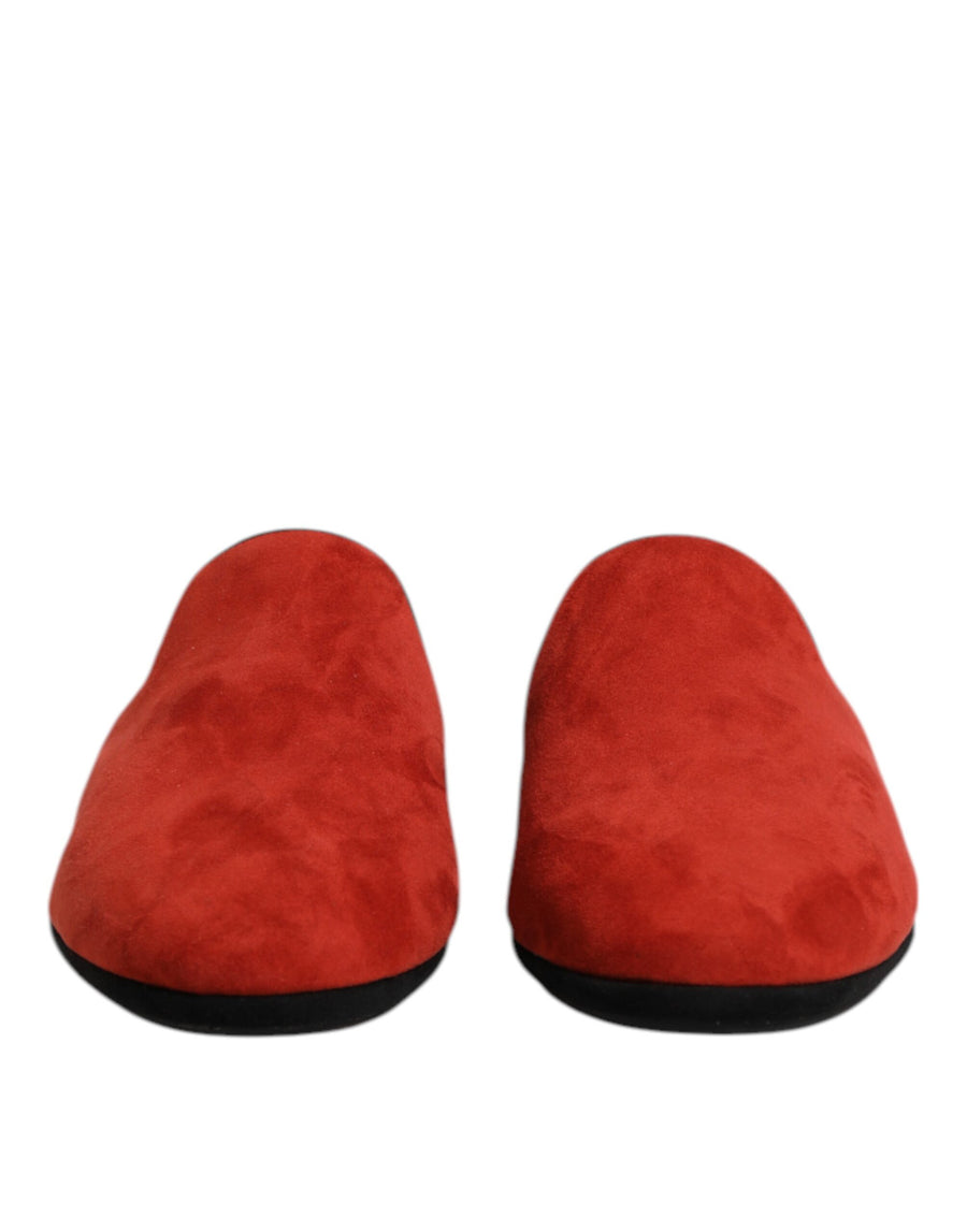 Dolce & Gabbana 100% Capra (Suede) slipper in orange