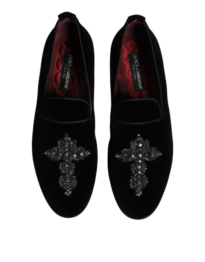 Dolce & Gabbana 79% Glass loafer in black — view 2