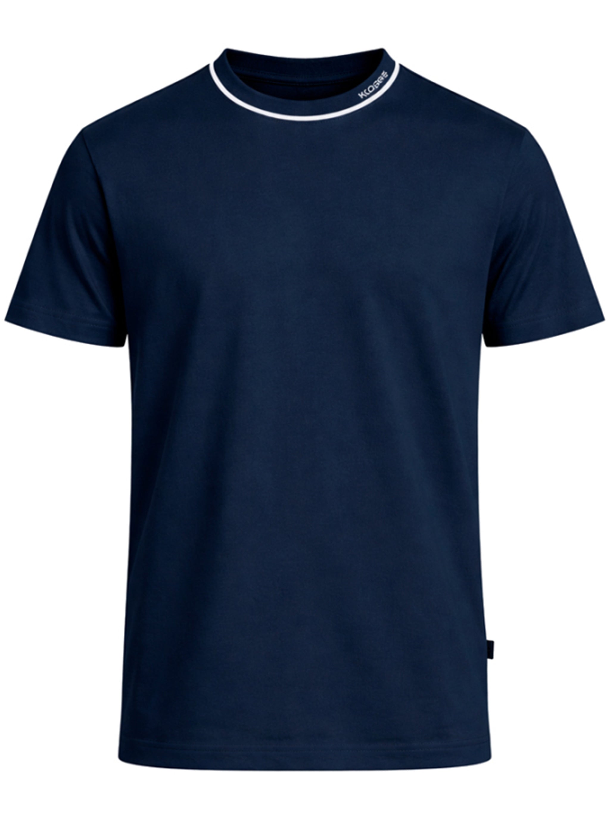Logo Rib Tee Blue T-shirt
