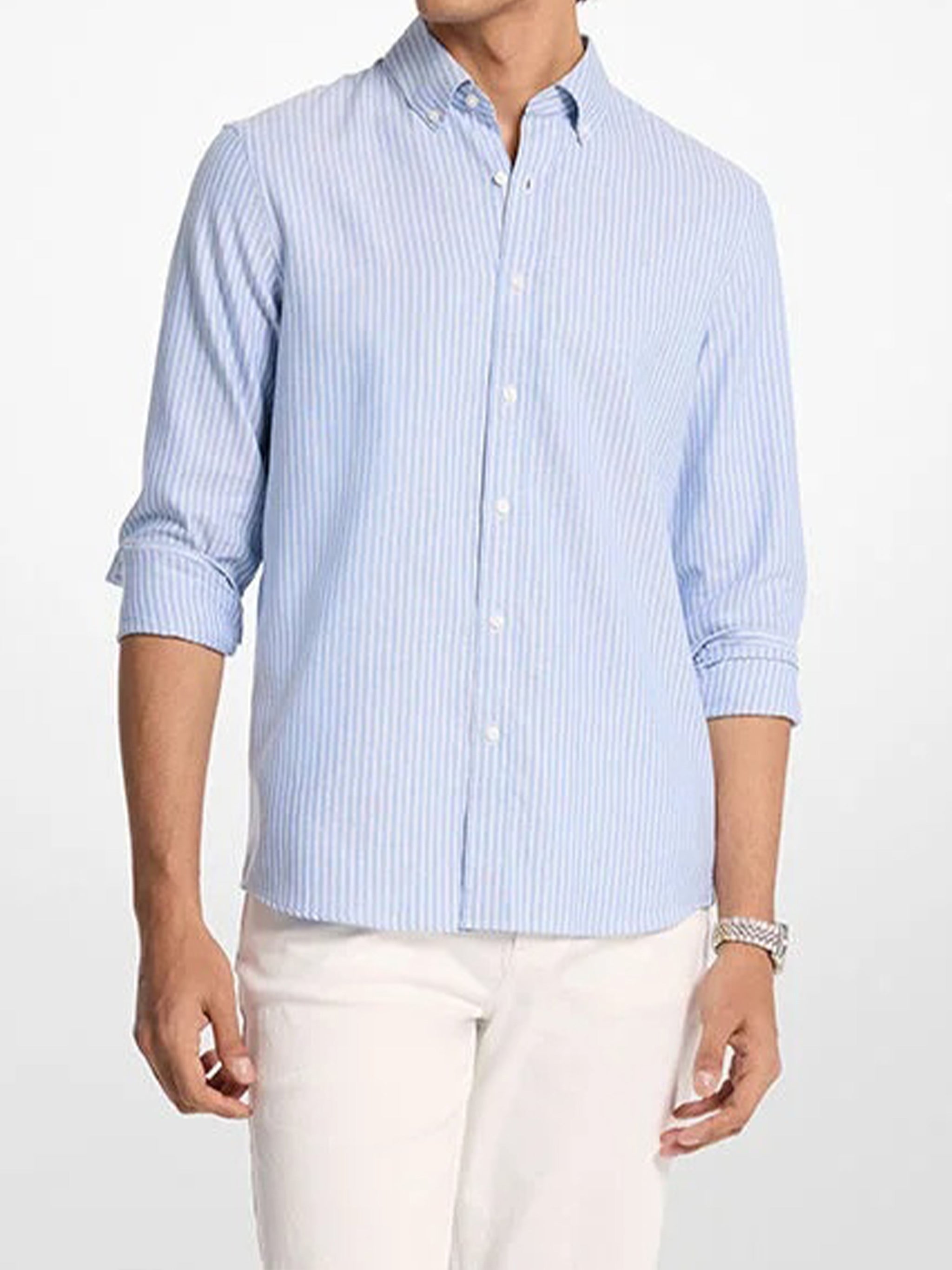 Oxford Classic Fit Blue Camicia
