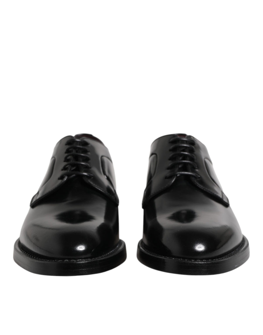 Dolce & Gabbana 100% Calfskin Leather derby shoe in black