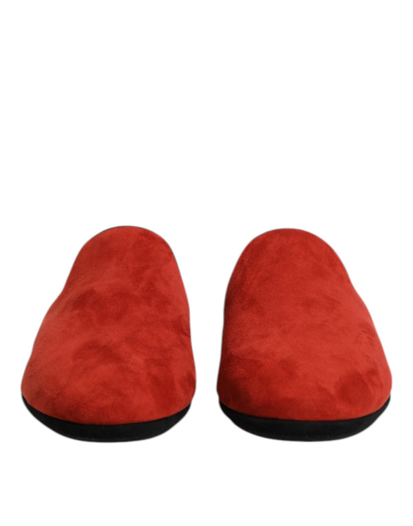 Dolce & Gabbana 100% Capra (Suede) slipper in orange