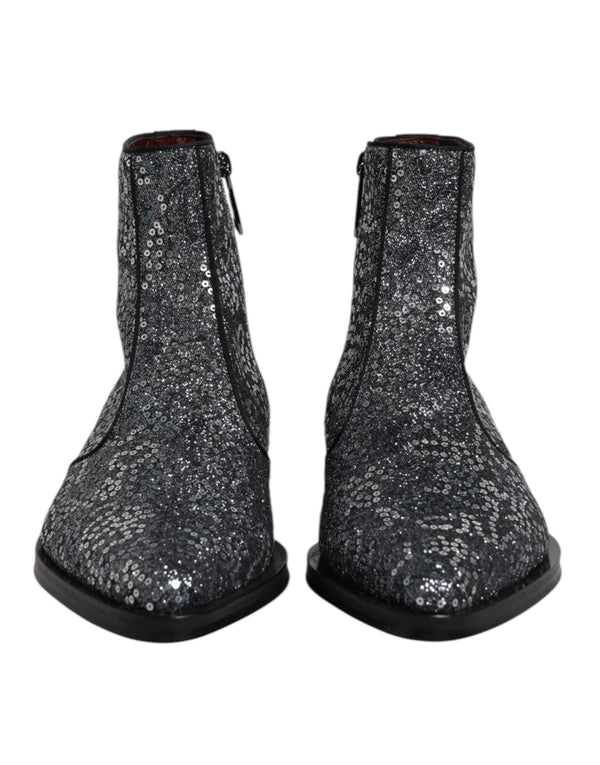 Dolce & Gabbana 48% Cotton boot in gray