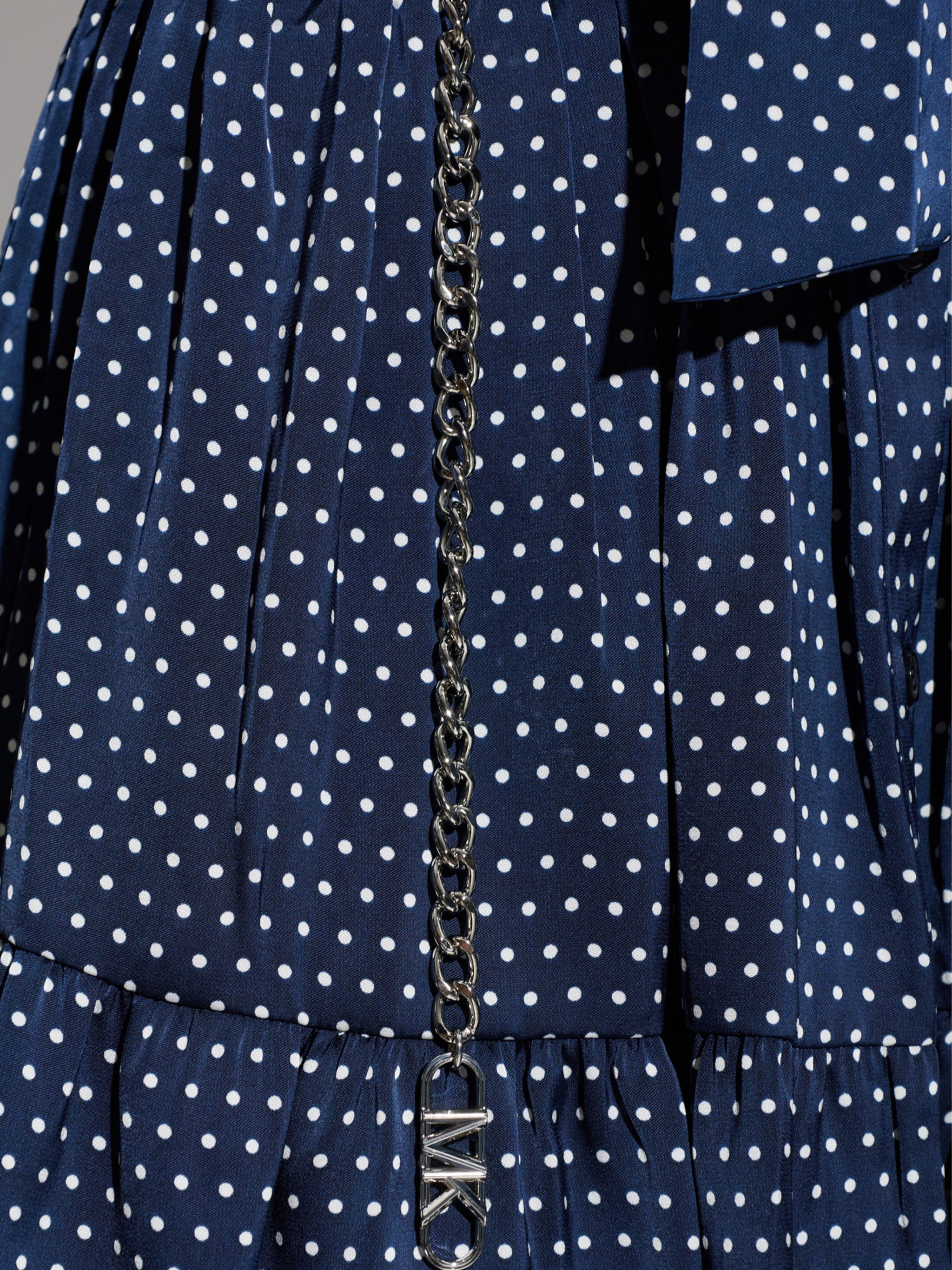 Dot Ls Mini Dress Blue Recycled Pl Abito