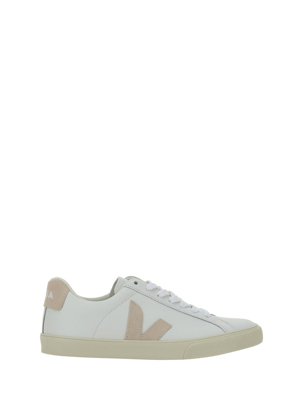 Esplar Sneakers Extra White And Sable Upper Calf Leather Bos Taurus Trainers