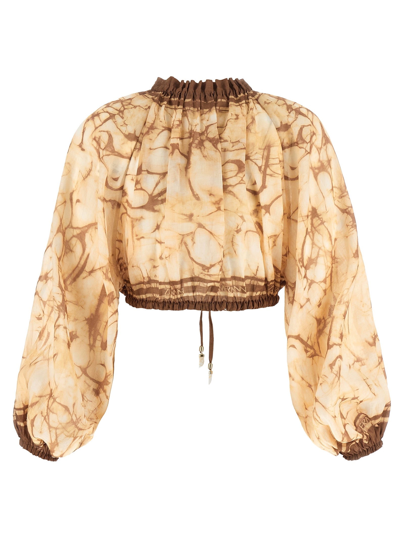 Indra Top Beige Ramie Tops