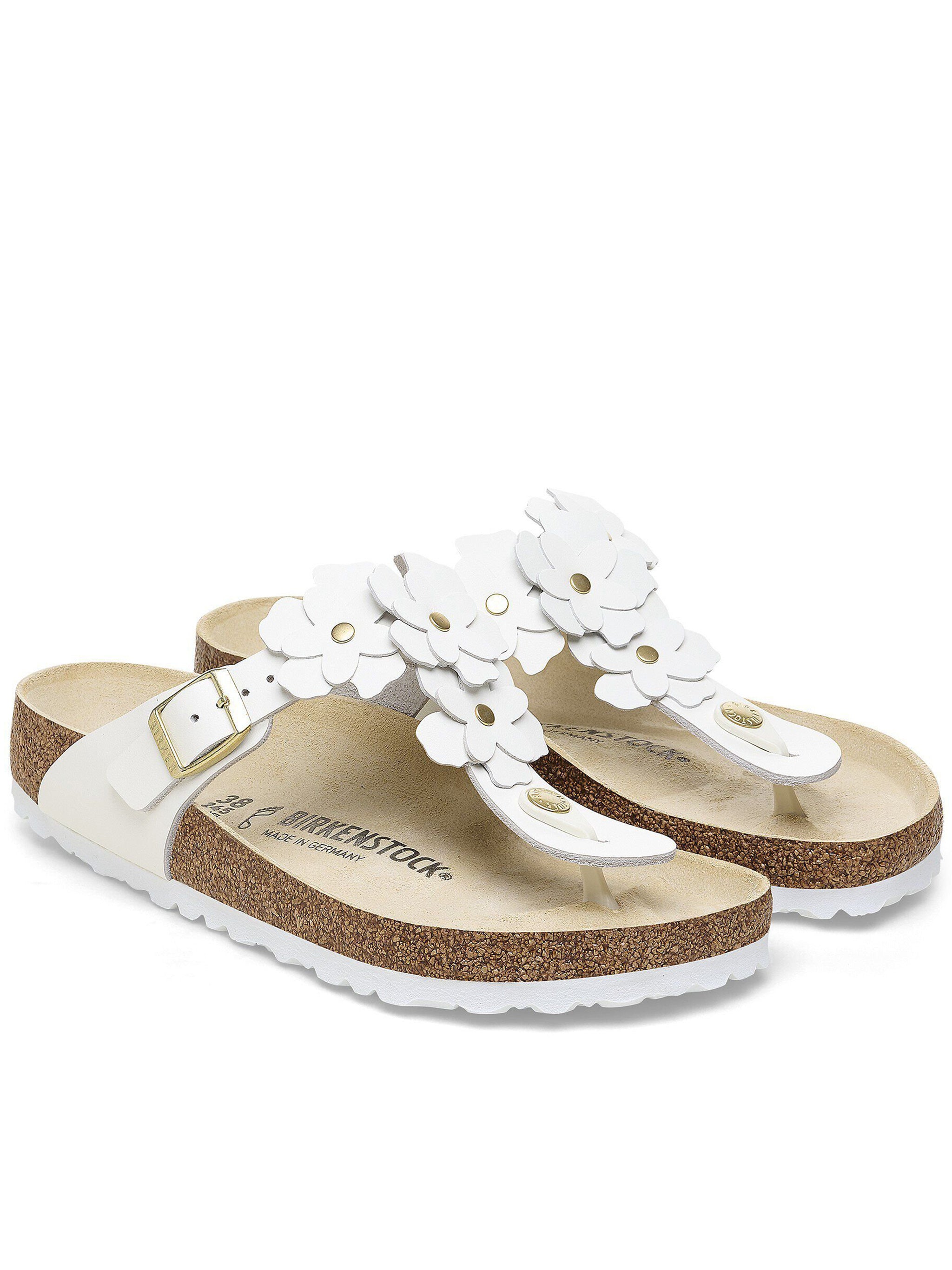 Gizeh Flowers White Calzature