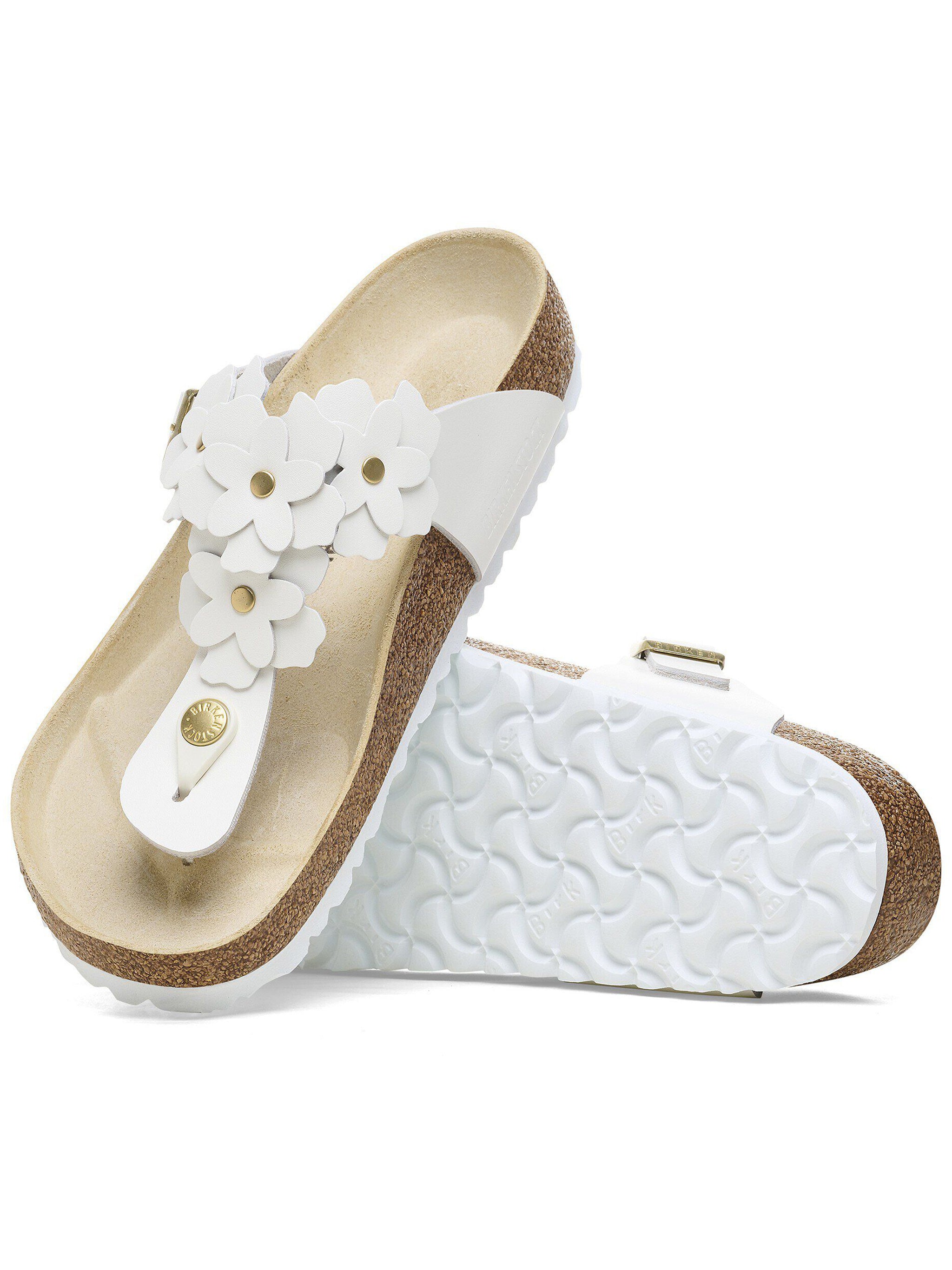 Gizeh Flowers White Calzature