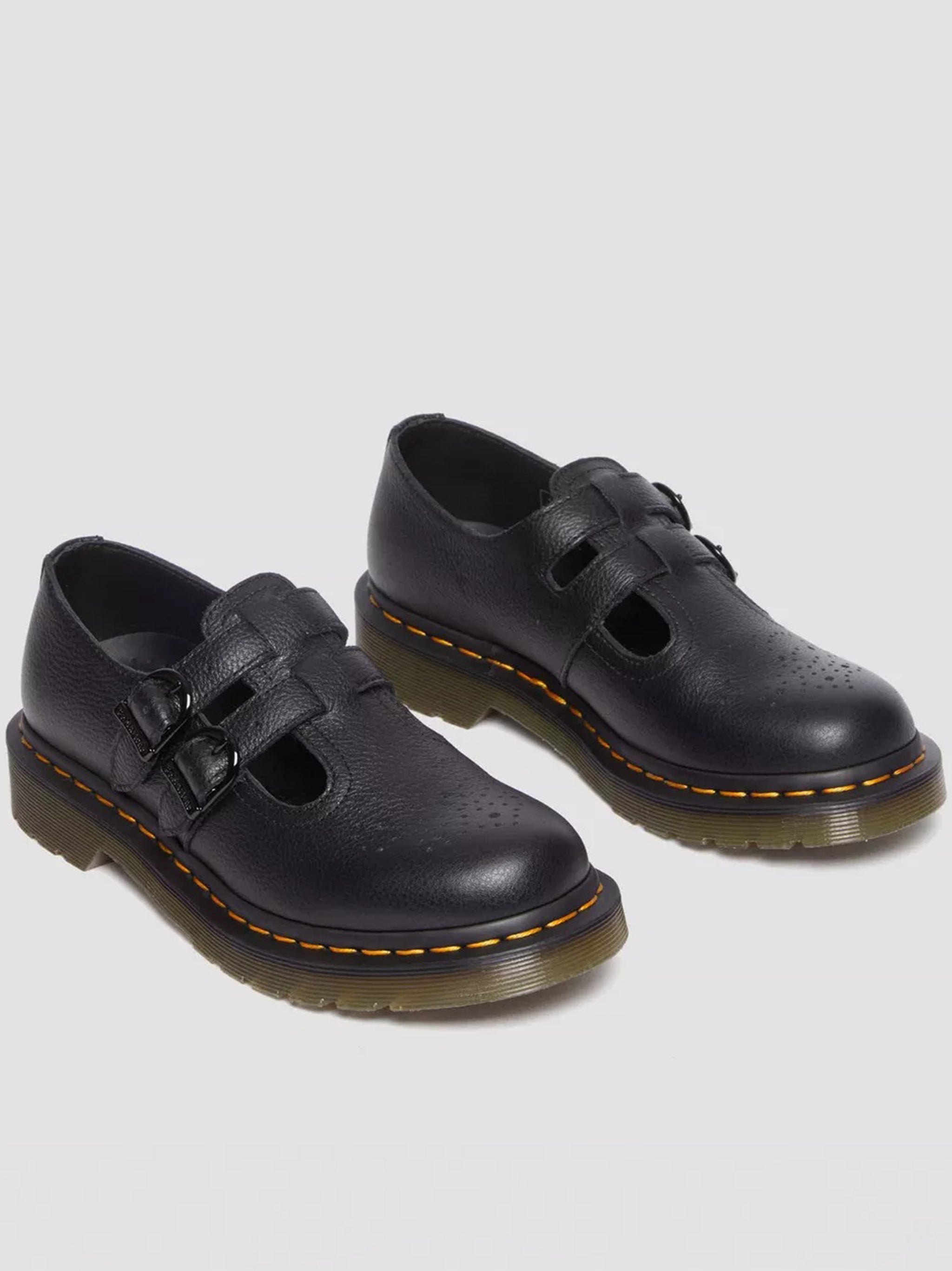 8065 Mary Jane Black Leather | Calzature
