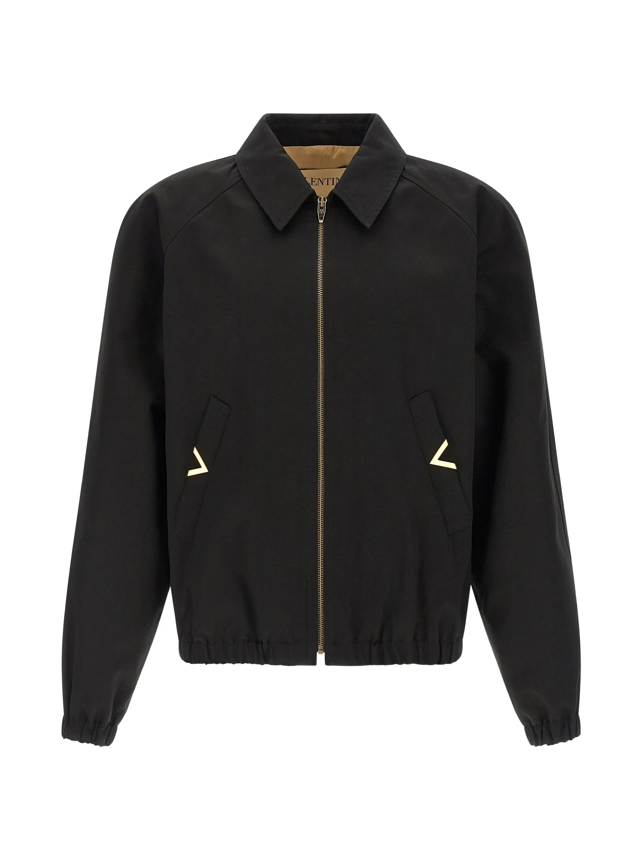 Giubbino Vgold Black Cotton | Giubbotto