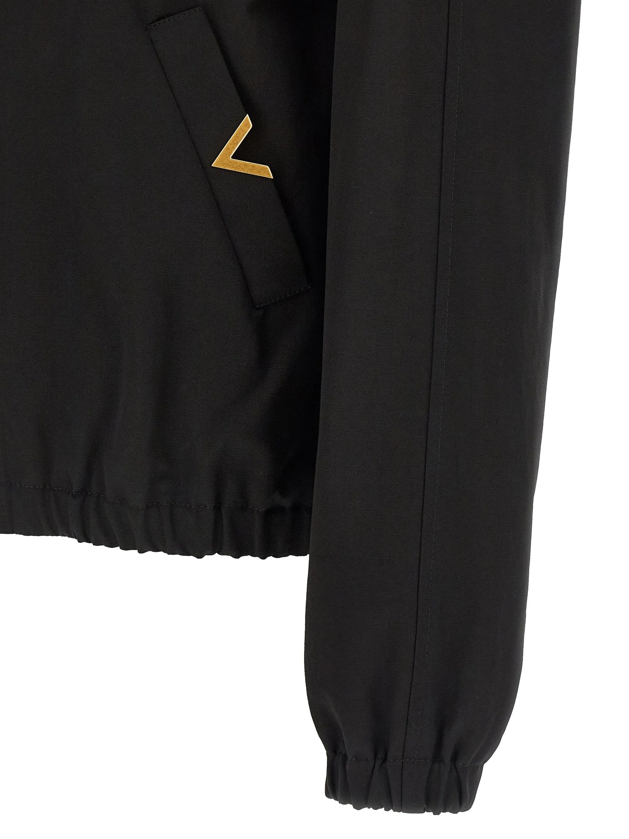 Giubbino Vgold Black Cotton | Giubbotto