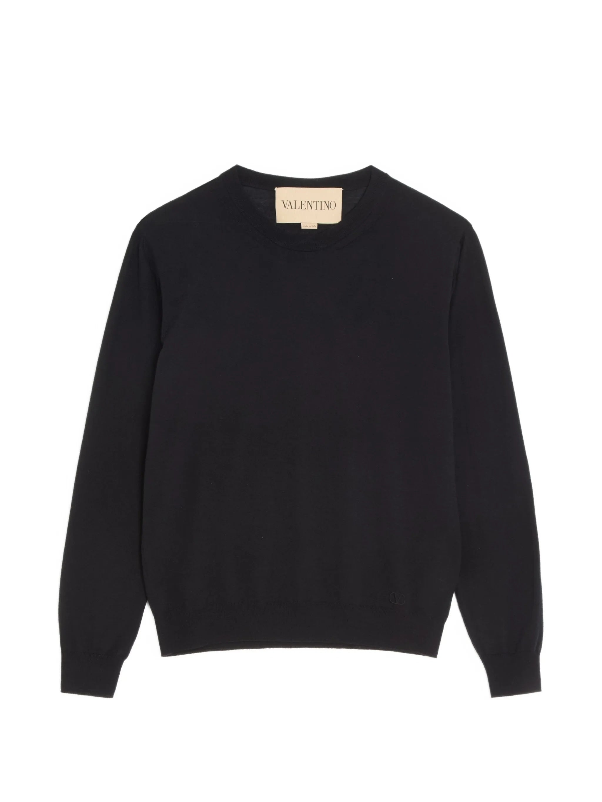 Maglia Vlogo Signature Black Wool |