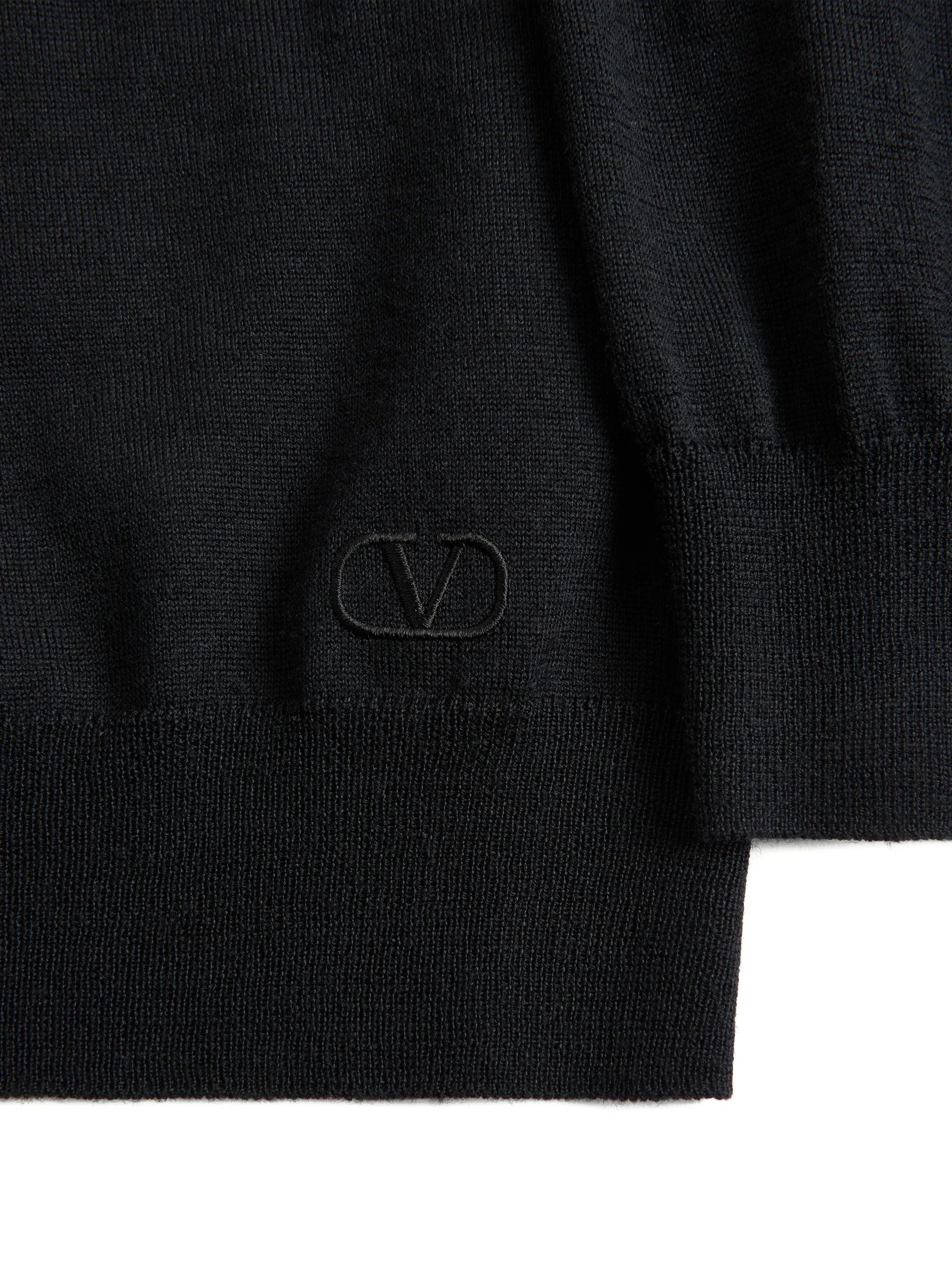 Maglia Vlogo Signature Black Wool |