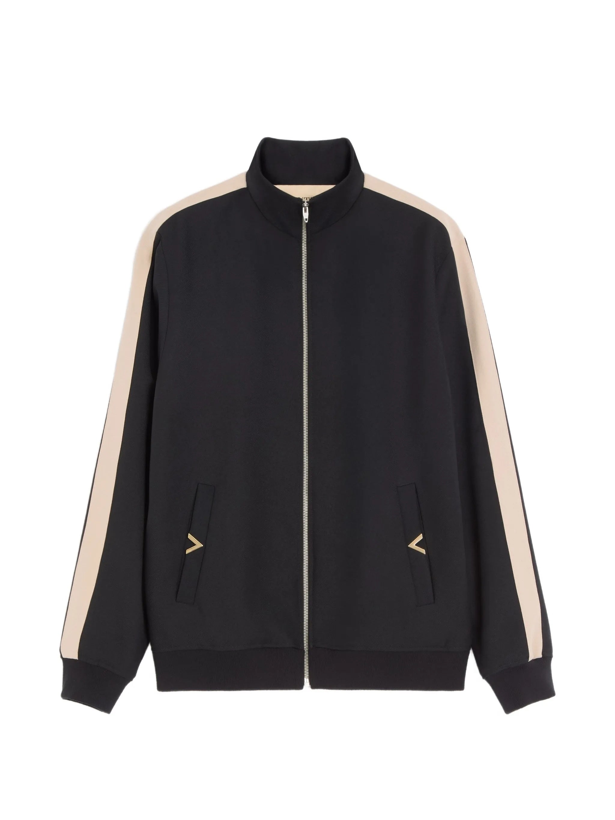 Jersey Felpa Vgold Black Polyester |