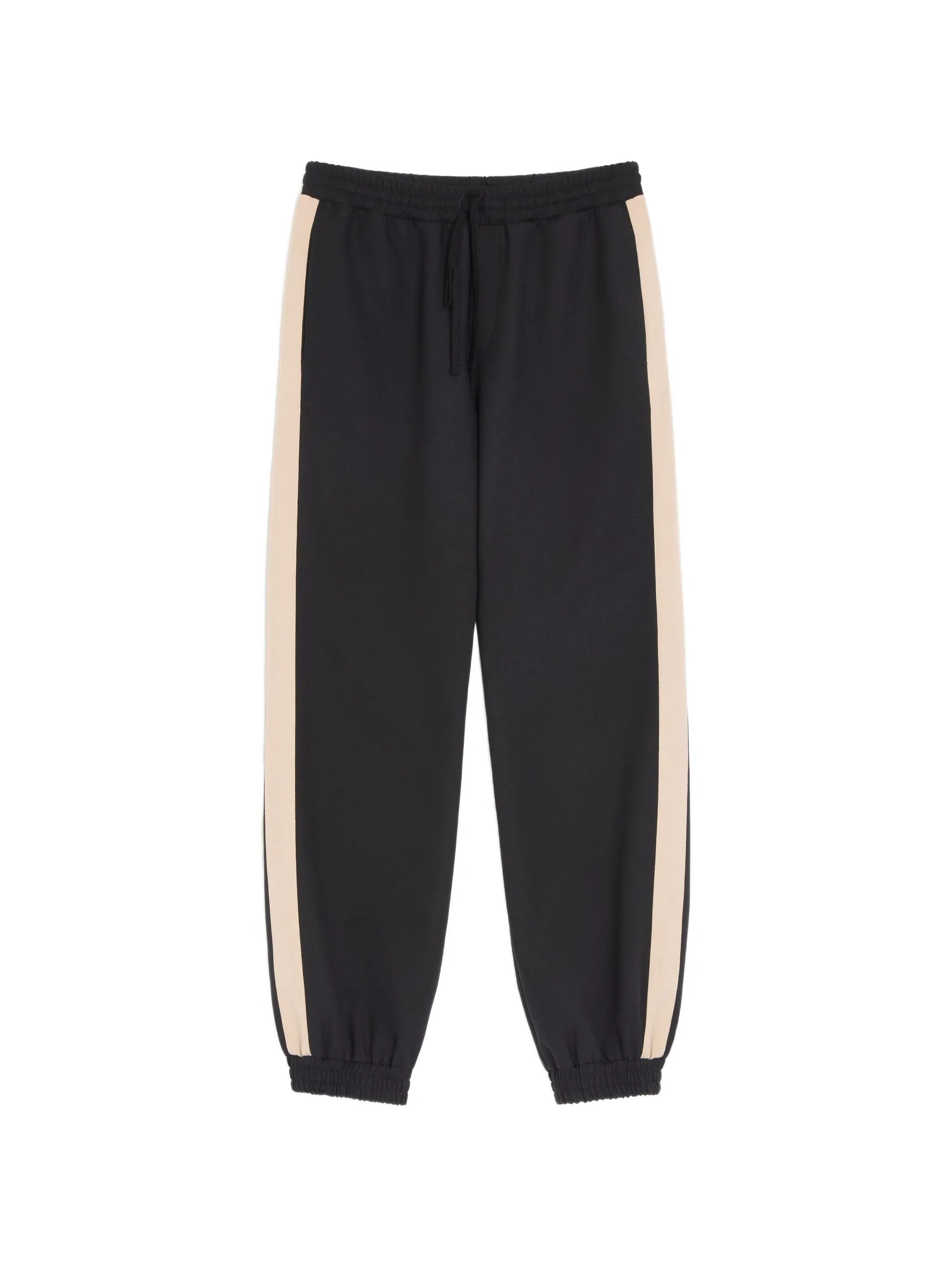 Jersey Bottom Vgold Black Polyester | Pantaloni