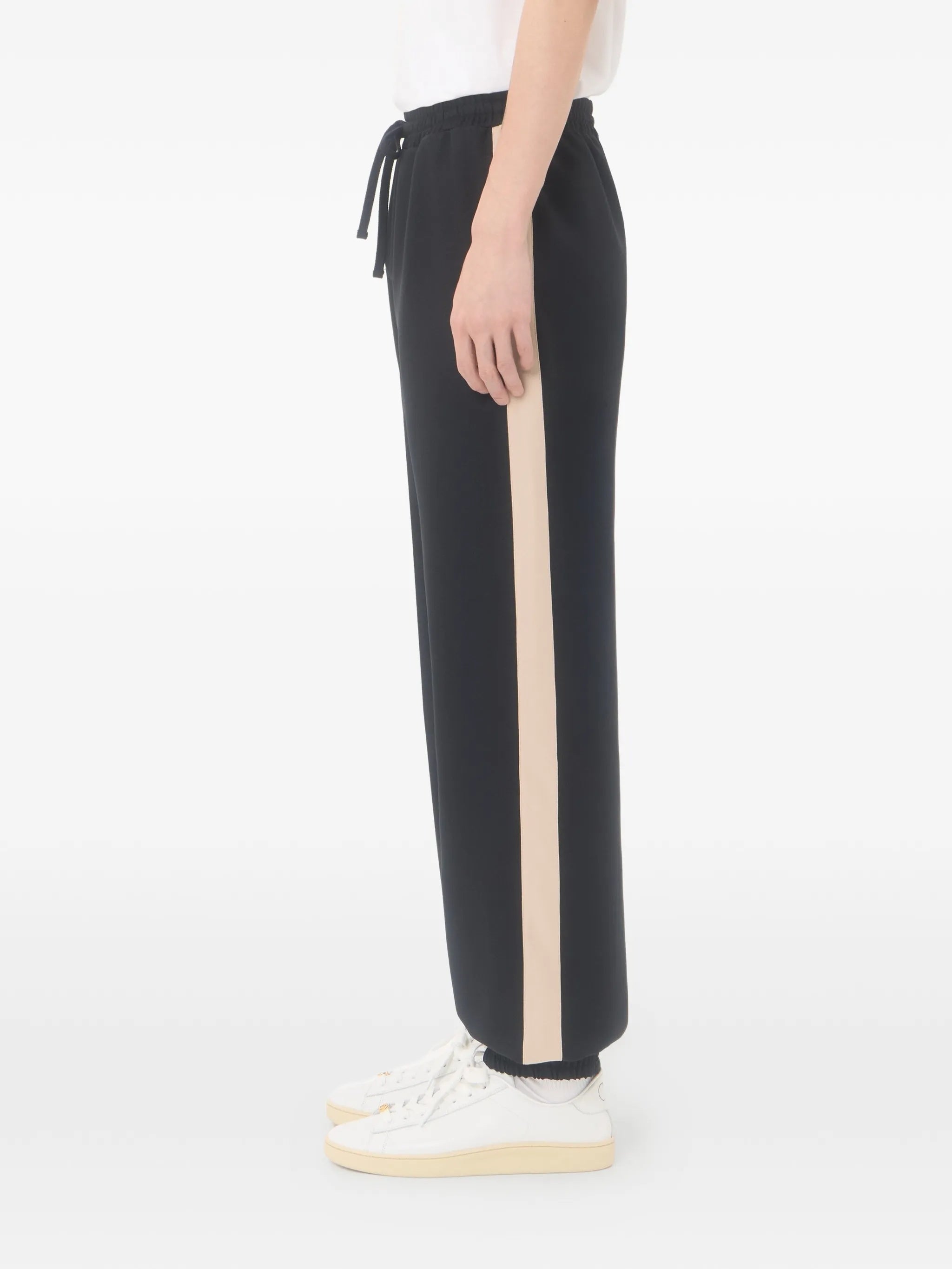 Jersey Bottom Vgold Black Polyester | Pantaloni
