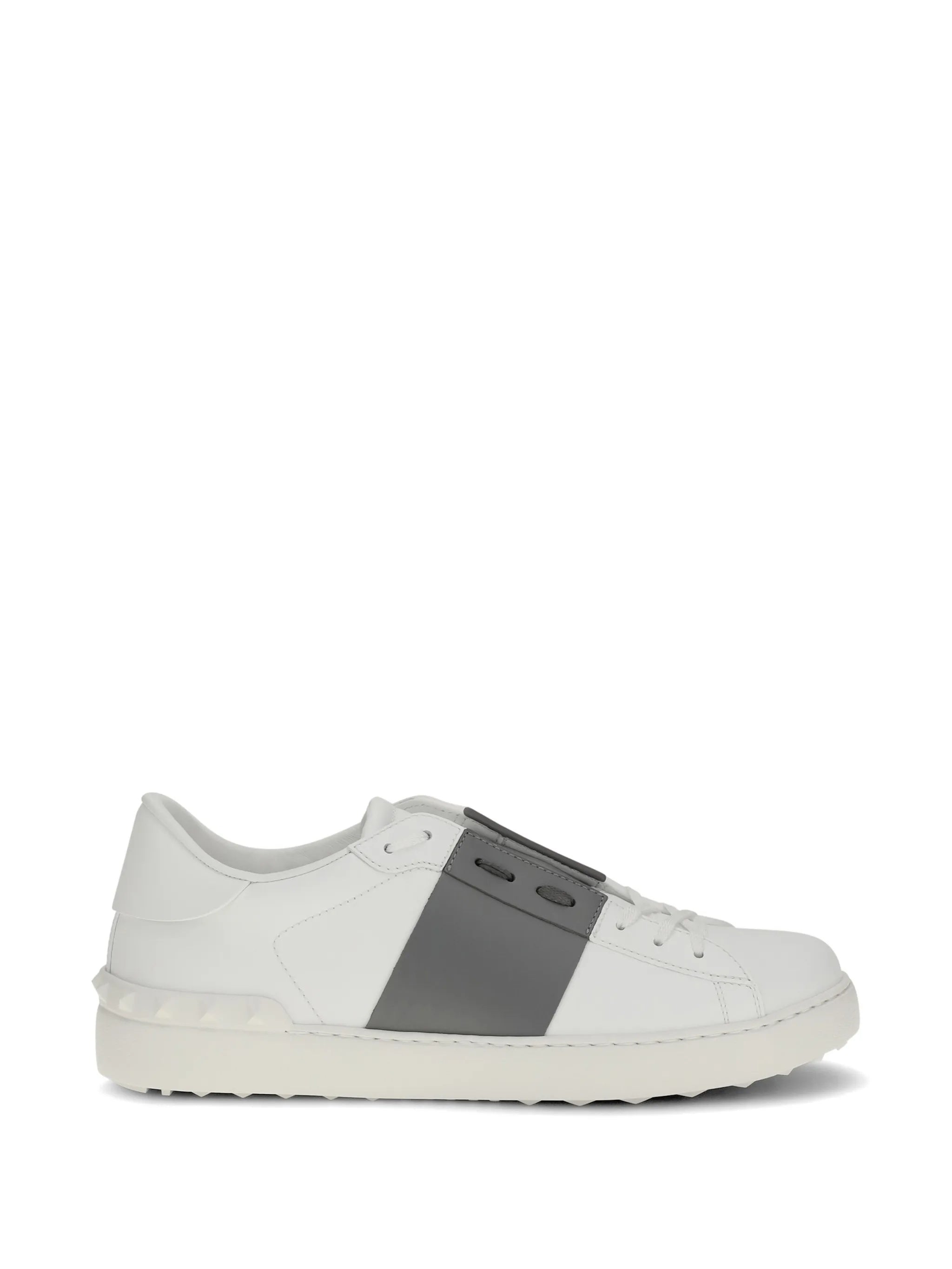 Sneaker Open Dr Bianco Dark Steel Leather | Calzature