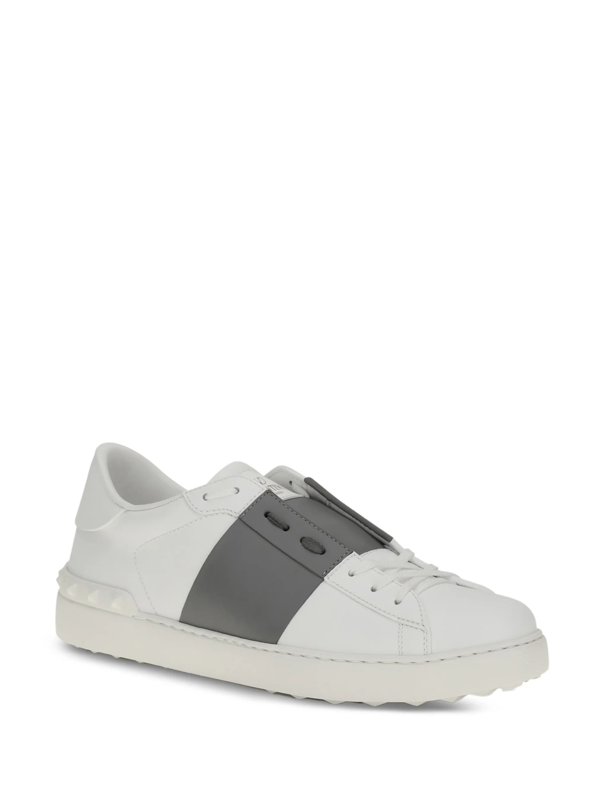 Sneaker Open Dr Bianco Dark Steel Leather | Calzature