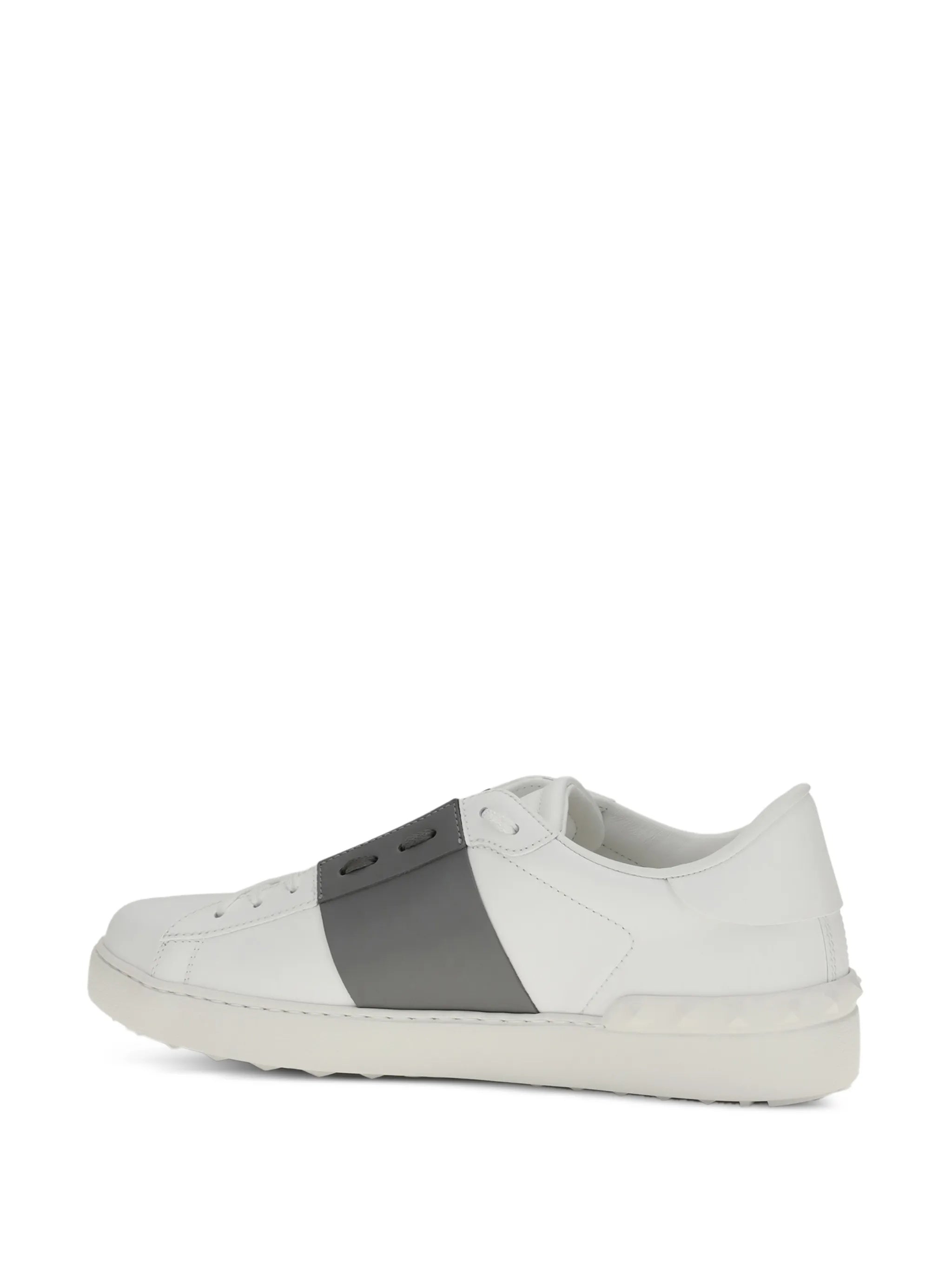 Sneaker Open Dr Bianco Dark Steel Leather | Calzature