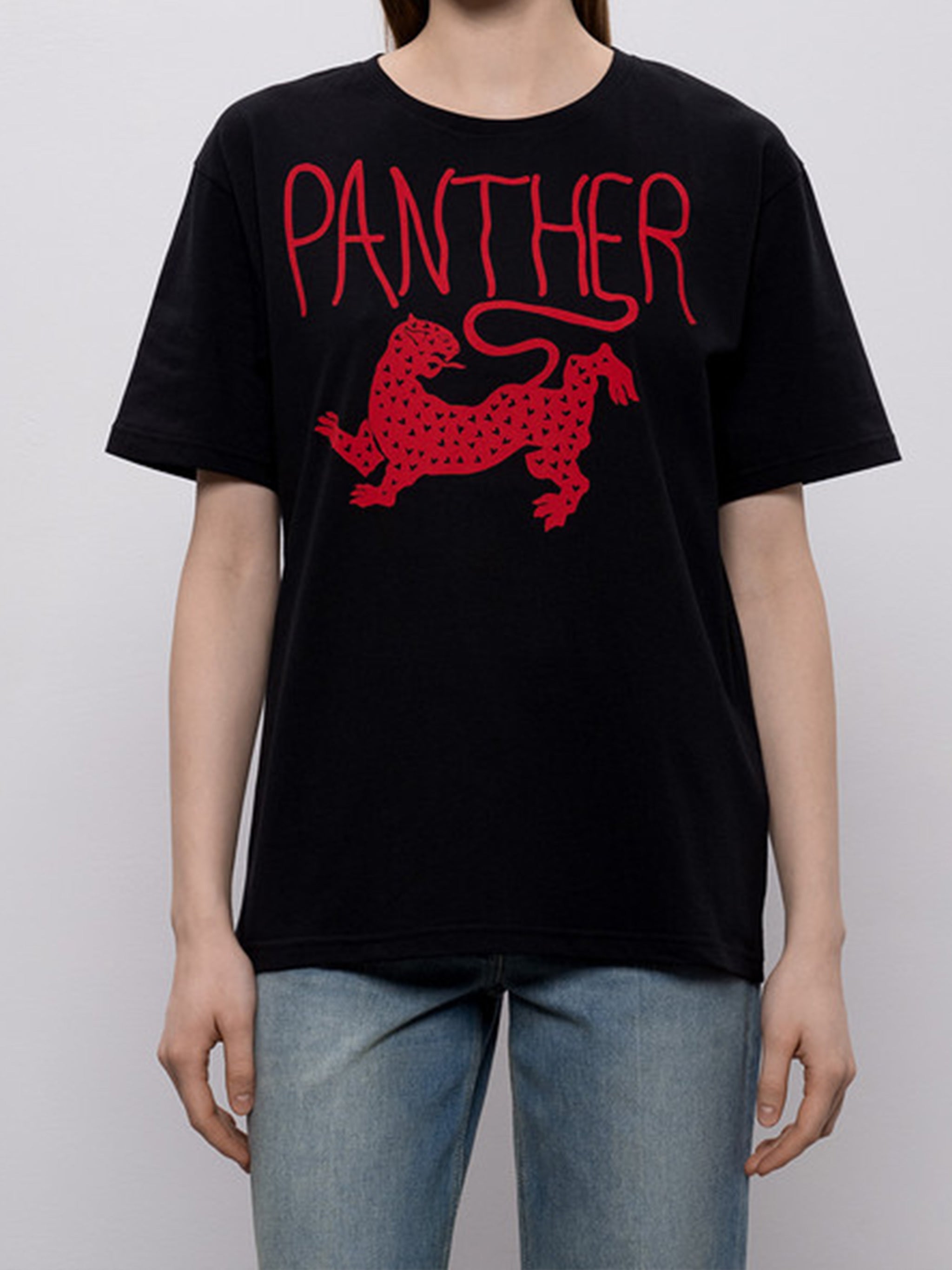 T-shirt Black Cotton |