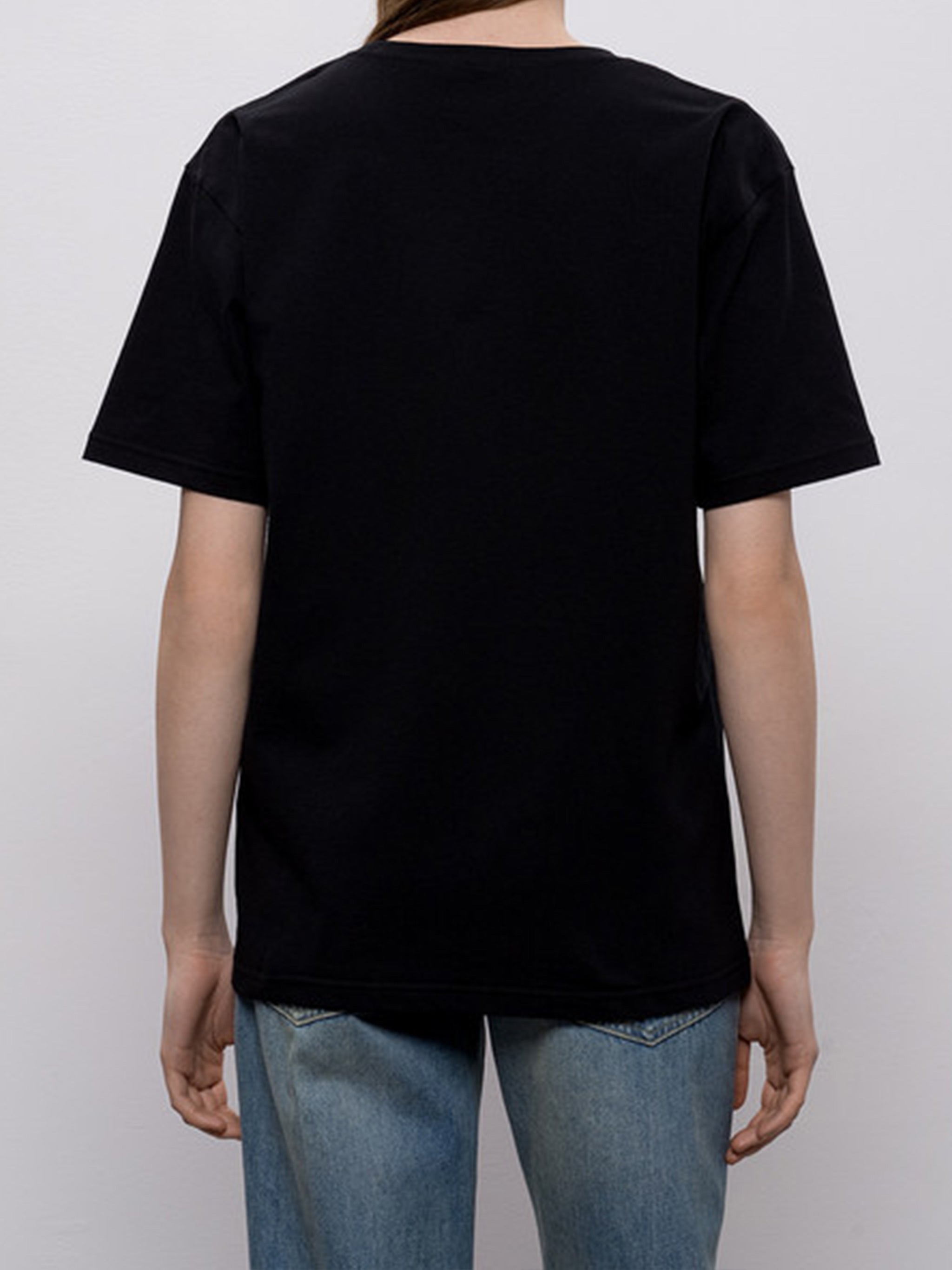 T-shirt Black Cotton |