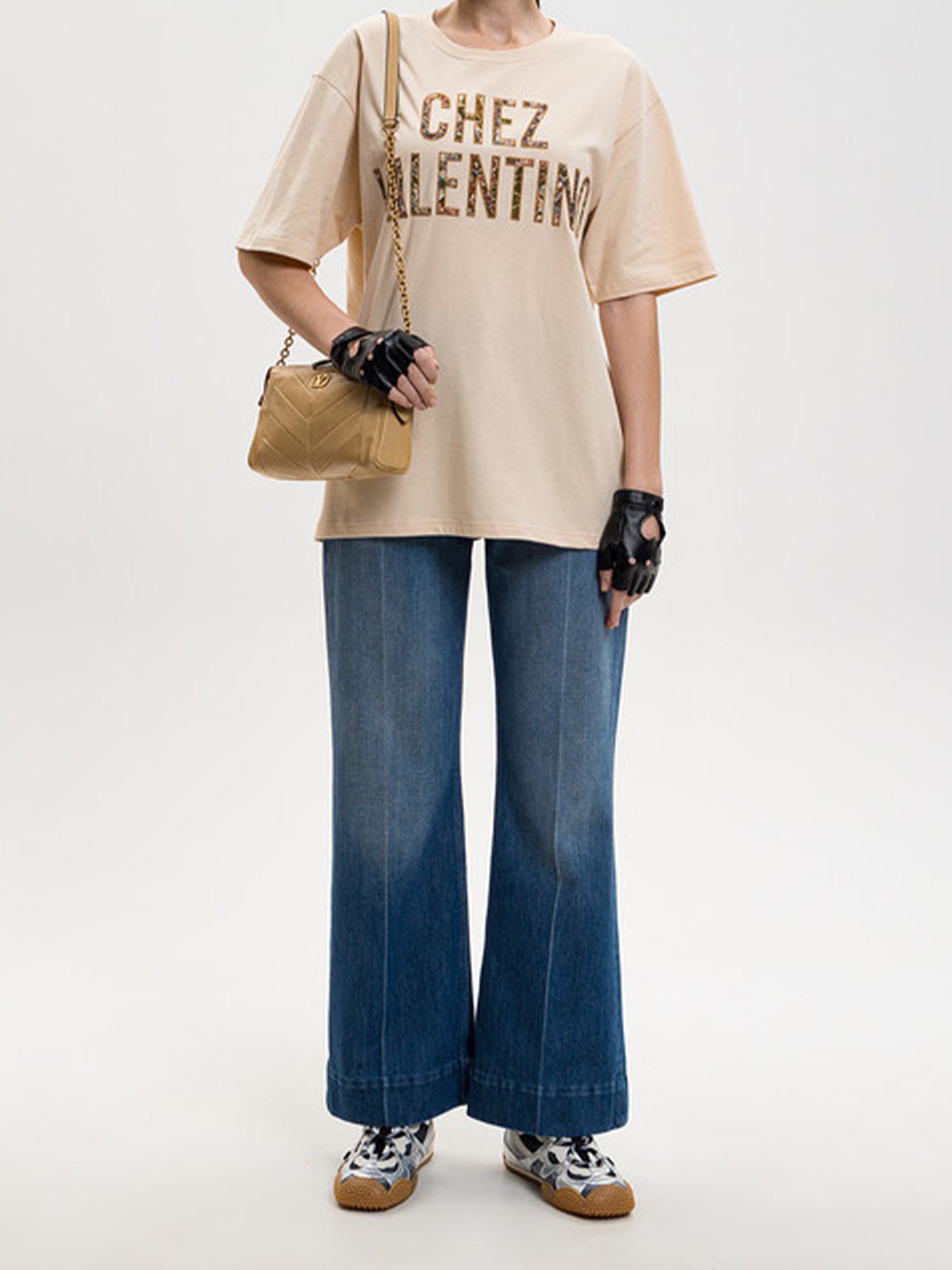 T-shirt Nude & Neutrals Cotton |