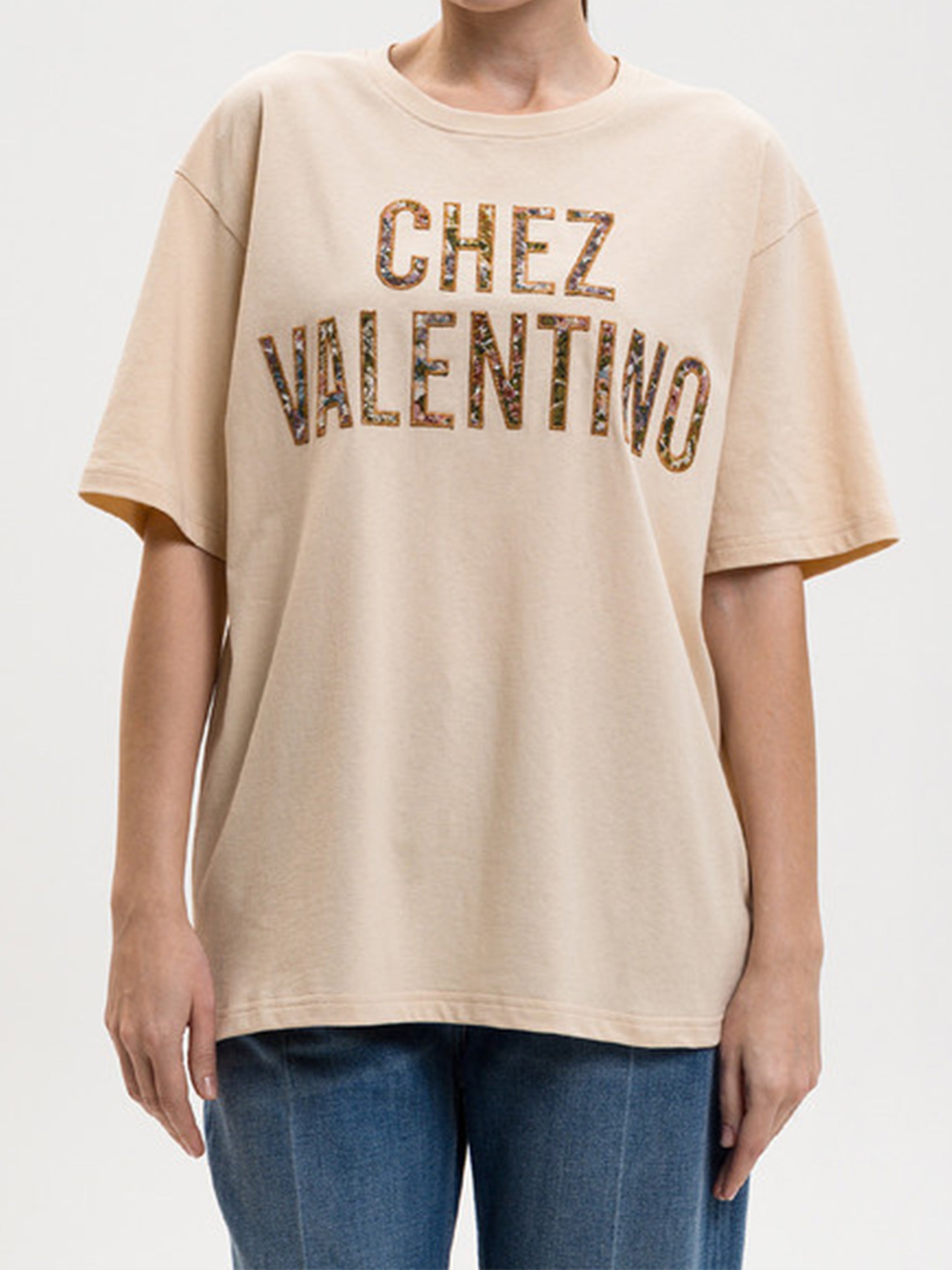 T-shirt Nude & Neutrals Cotton |