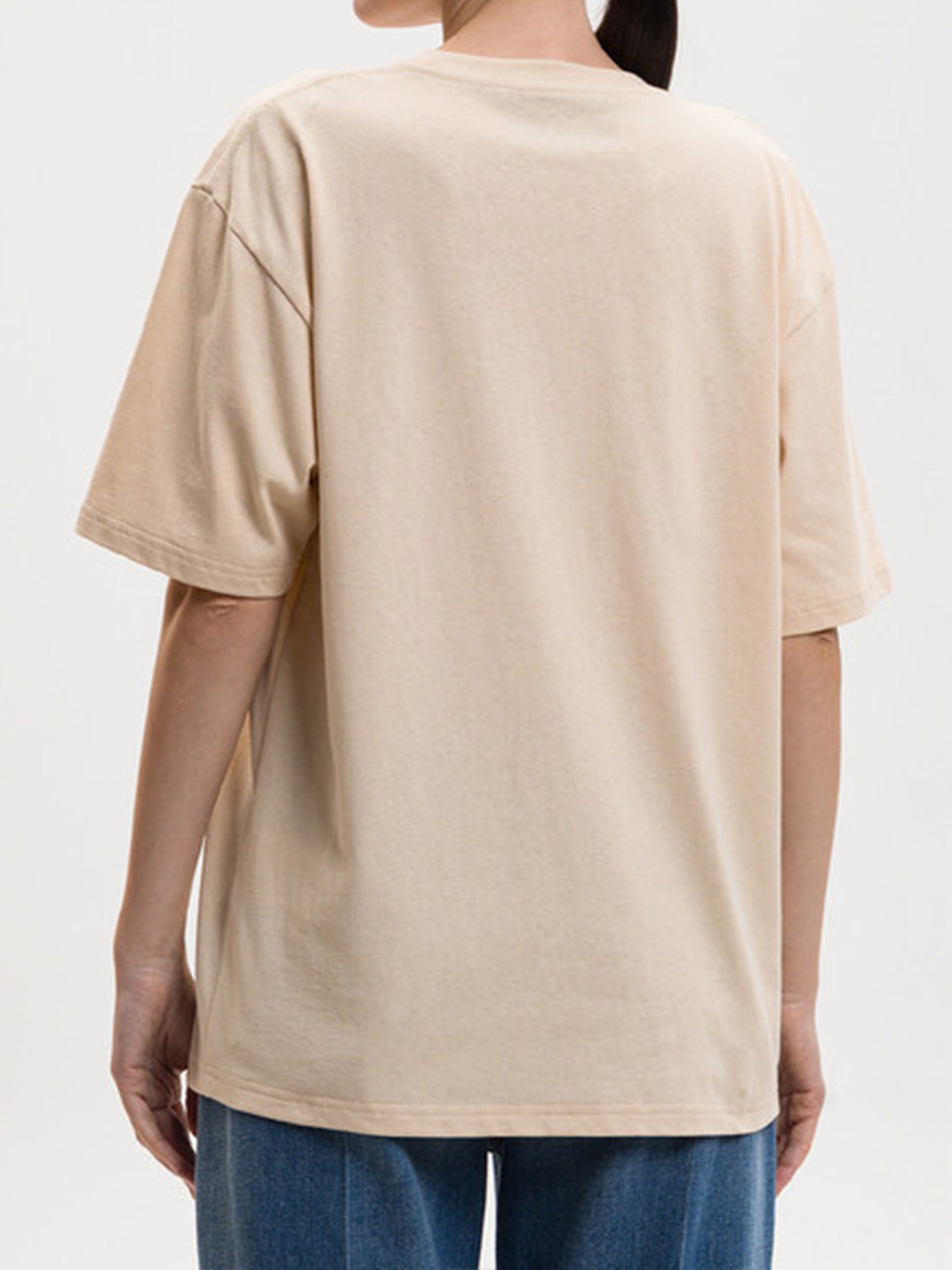 T-shirt Nude & Neutrals Cotton |