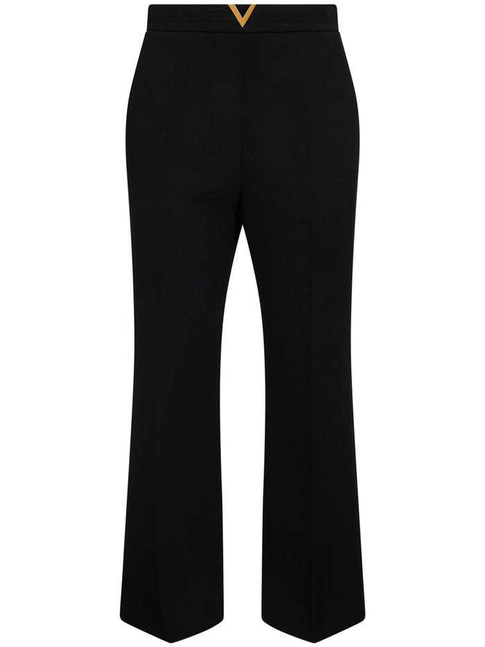 Pantalone Black Wool | Pantaloni
