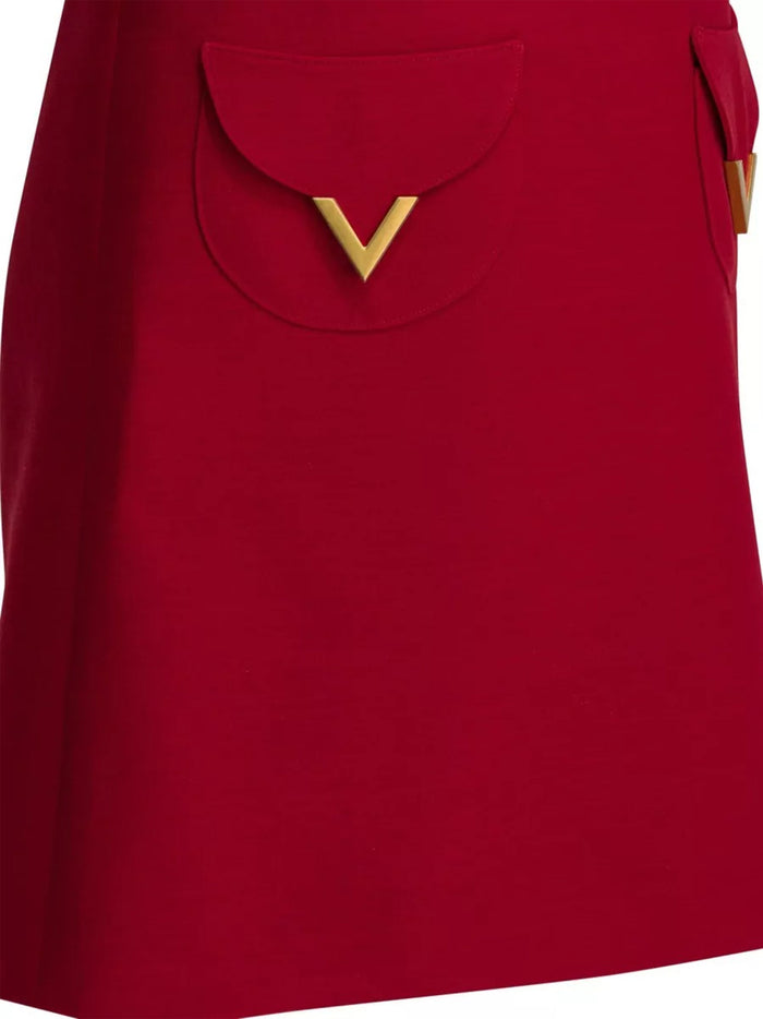 Mini Dress Red Abito