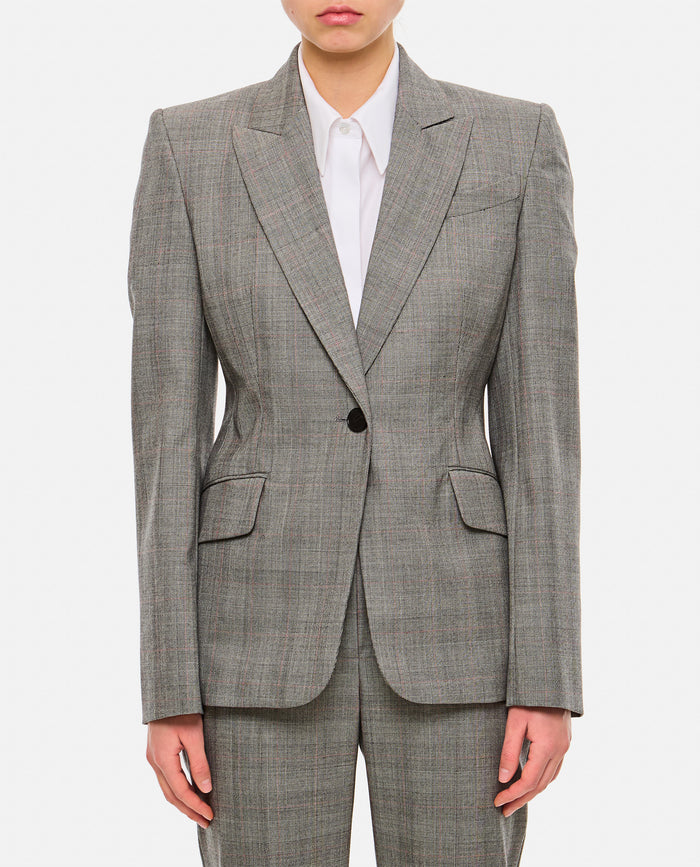 Alexander Mcqueen Jackets Grey